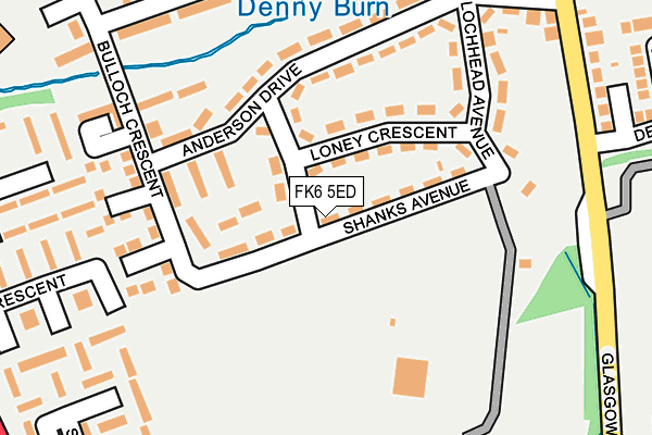 FK6 5ED map - OS OpenMap – Local (Ordnance Survey) FK6 5ED map - OS OpenMap – Local (Ordnance Survey)
