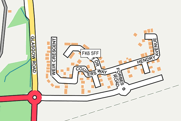 FK6 5FF map - OS OpenMap – Local (Ordnance Survey) FK6 5FF map - OS OpenMap – Local (Ordnance Survey)