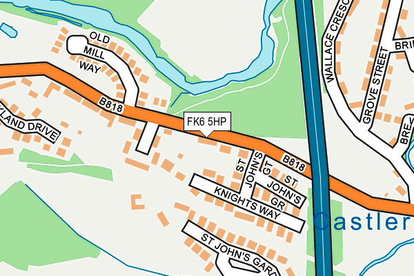 FK6 5HP map - OS OpenMap – Local (Ordnance Survey) FK6 5HP map - OS OpenMap – Local (Ordnance Survey)