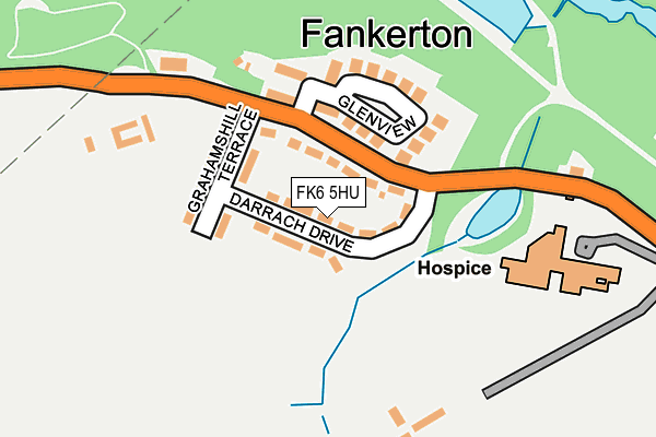 FK6 5HU map - OS OpenMap – Local (Ordnance Survey) FK6 5HU map - OS OpenMap – Local (Ordnance Survey)