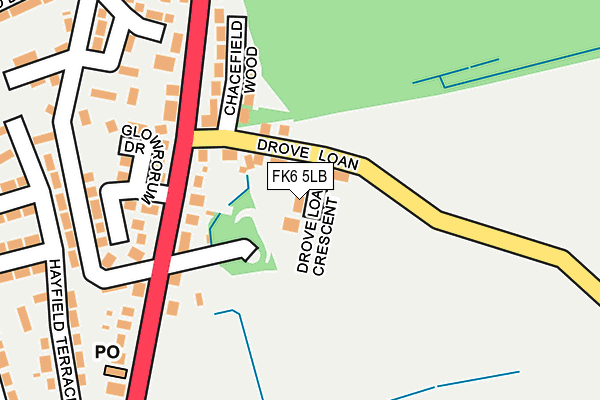 FK6 5LB map - OS OpenMap – Local (Ordnance Survey) FK6 5LB map - OS OpenMap – Local (Ordnance Survey)