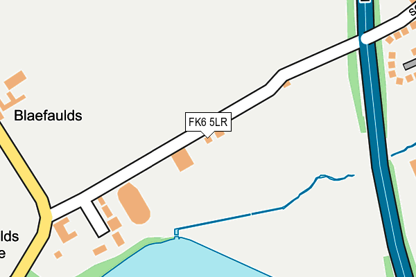 FK6 5LR map - OS OpenMap – Local (Ordnance Survey) FK6 5LR map - OS OpenMap – Local (Ordnance Survey)