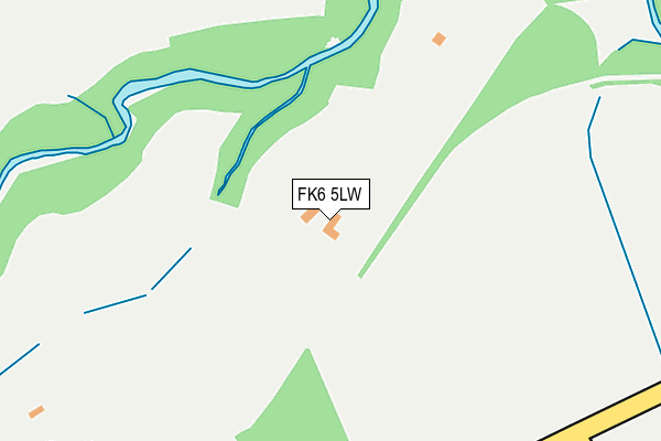 FK6 5LW map - OS OpenMap – Local (Ordnance Survey) FK6 5LW map - OS OpenMap – Local (Ordnance Survey)