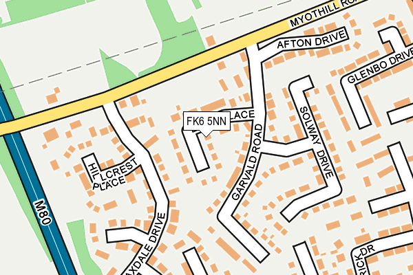 FK6 5NN map - OS OpenMap – Local (Ordnance Survey) FK6 5NN map - OS OpenMap – Local (Ordnance Survey)
