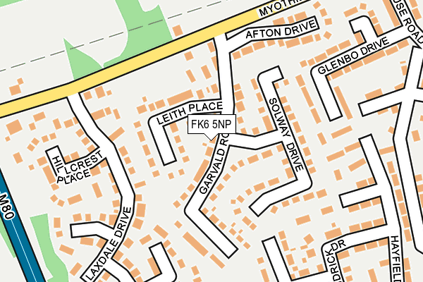 FK6 5NP map - OS OpenMap – Local (Ordnance Survey) FK6 5NP map - OS OpenMap – Local (Ordnance Survey)