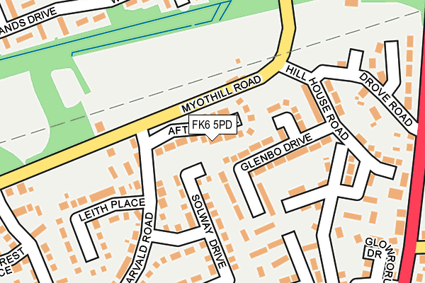 FK6 5PD map - OS OpenMap – Local (Ordnance Survey) FK6 5PD map - OS OpenMap – Local (Ordnance Survey)