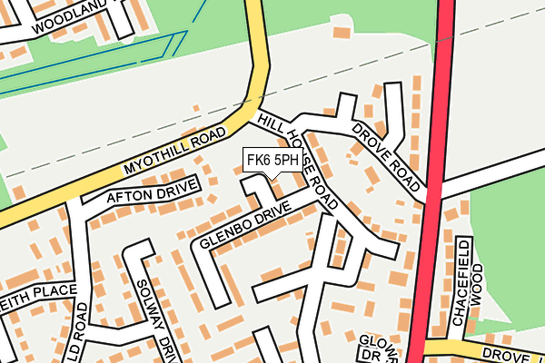 FK6 5PH map - OS OpenMap – Local (Ordnance Survey) FK6 5PH map - OS OpenMap – Local (Ordnance Survey)