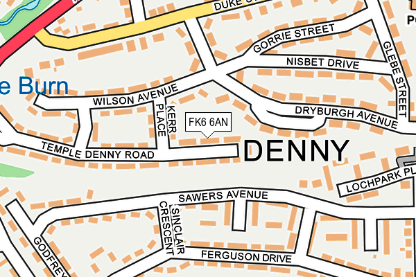 FK6 6AN map - OS OpenMap – Local (Ordnance Survey) FK6 6AN map - OS OpenMap – Local (Ordnance Survey)