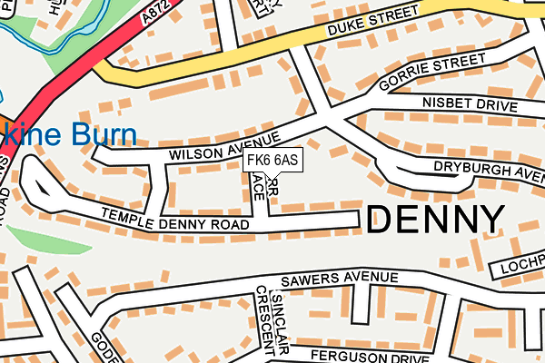 FK6 6AS map - OS OpenMap – Local (Ordnance Survey) FK6 6AS map - OS OpenMap – Local (Ordnance Survey)