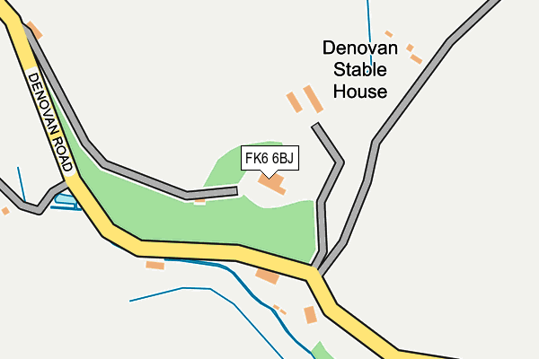 FK6 6BJ map - OS OpenMap – Local (Ordnance Survey) FK6 6BJ map - OS OpenMap – Local (Ordnance Survey)