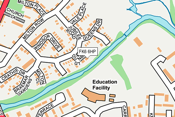 FK6 6HP map - OS OpenMap – Local (Ordnance Survey) FK6 6HP map - OS OpenMap – Local (Ordnance Survey)