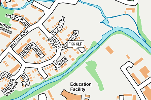 FK6 6LP map - OS OpenMap – Local (Ordnance Survey) FK6 6LP map - OS OpenMap – Local (Ordnance Survey)