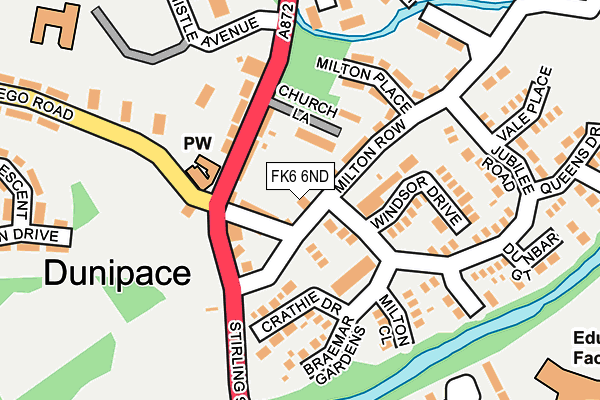 FK6 6ND map - OS OpenMap – Local (Ordnance Survey) FK6 6ND map - OS OpenMap – Local (Ordnance Survey)