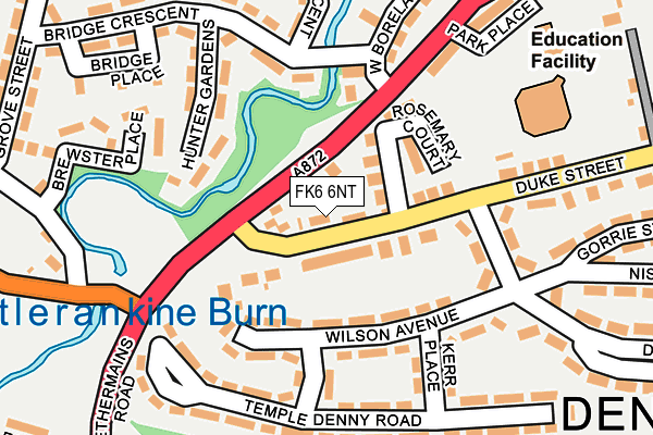 FK6 6NT map - OS OpenMap – Local (Ordnance Survey) FK6 6NT map - OS OpenMap – Local (Ordnance Survey)