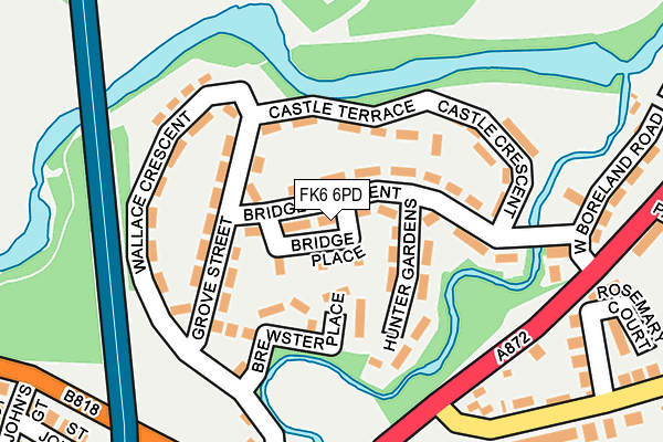 FK6 6PD map - OS OpenMap – Local (Ordnance Survey) FK6 6PD map - OS OpenMap – Local (Ordnance Survey)