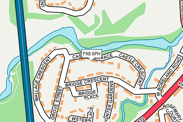 FK6 6PH map - OS OpenMap – Local (Ordnance Survey) FK6 6PH map - OS OpenMap – Local (Ordnance Survey)