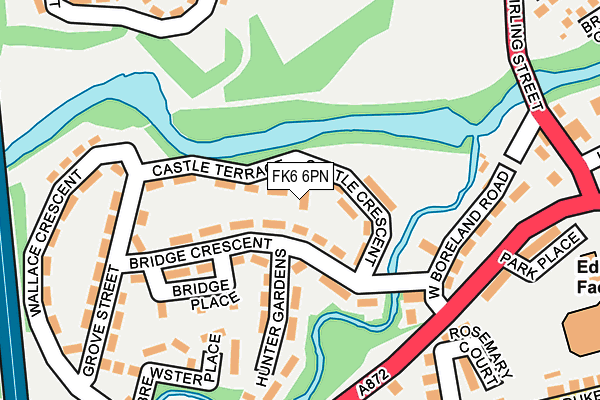 FK6 6PN map - OS OpenMap – Local (Ordnance Survey) FK6 6PN map - OS OpenMap – Local (Ordnance Survey)