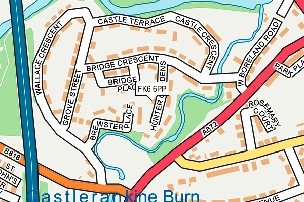 FK6 6PP map - OS OpenMap – Local (Ordnance Survey) FK6 6PP map - OS OpenMap – Local (Ordnance Survey)