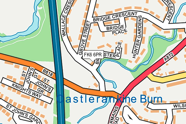 FK6 6PR map - OS OpenMap – Local (Ordnance Survey) FK6 6PR map - OS OpenMap – Local (Ordnance Survey)