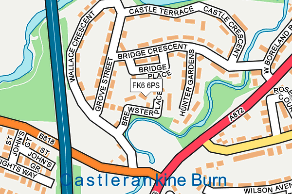 FK6 6PS map - OS OpenMap – Local (Ordnance Survey) FK6 6PS map - OS OpenMap – Local (Ordnance Survey)