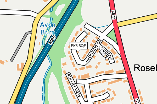 FK6 6QF map - OS OpenMap – Local (Ordnance Survey) FK6 6QF map - OS OpenMap – Local (Ordnance Survey)
