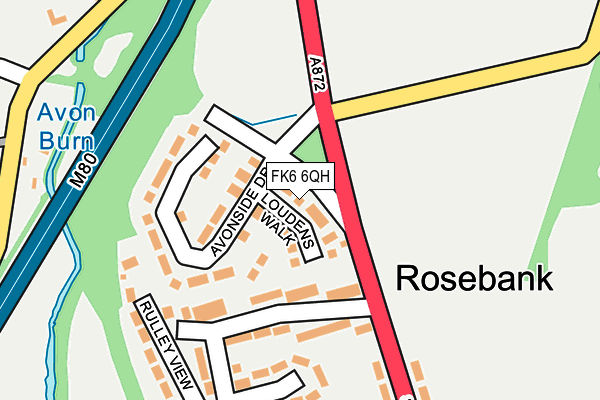FK6 6QH map - OS OpenMap – Local (Ordnance Survey) FK6 6QH map - OS OpenMap – Local (Ordnance Survey)