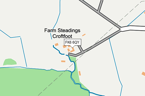 FK6 6QY map - OS OpenMap – Local (Ordnance Survey) FK6 6QY map - OS OpenMap – Local (Ordnance Survey)
