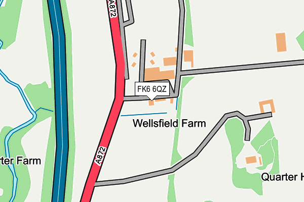 FK6 6QZ map - OS OpenMap – Local (Ordnance Survey) FK6 6QZ map - OS OpenMap – Local (Ordnance Survey)