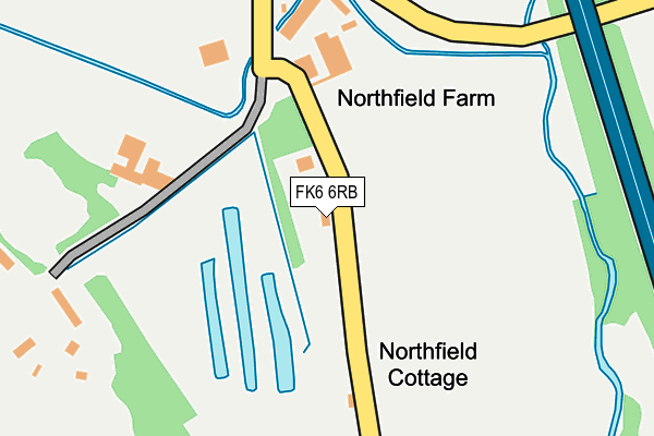 FK6 6RB map - OS OpenMap – Local (Ordnance Survey) FK6 6RB map - OS OpenMap – Local (Ordnance Survey)