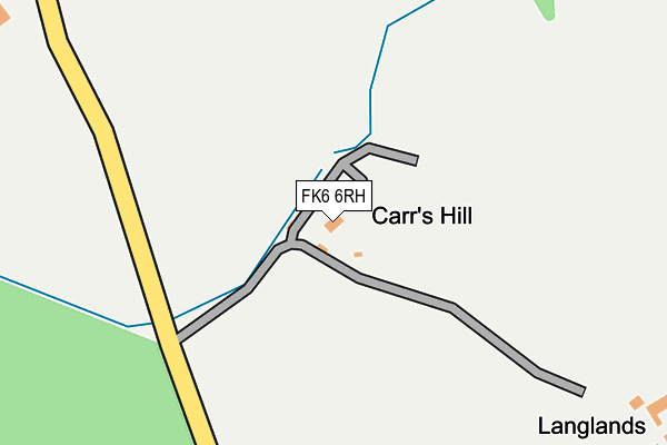 FK6 6RH map - OS OpenMap – Local (Ordnance Survey) FK6 6RH map - OS OpenMap – Local (Ordnance Survey)