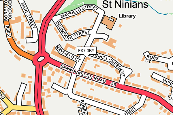 FK7 0BY map - OS OpenMap – Local (Ordnance Survey) FK7 0BY map - OS OpenMap – Local (Ordnance Survey)