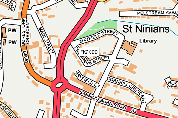 FK7 0DD map - OS OpenMap – Local (Ordnance Survey) FK7 0DD map - OS OpenMap – Local (Ordnance Survey)