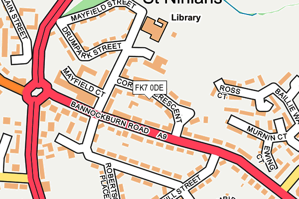 FK7 0DE map - OS OpenMap – Local (Ordnance Survey) FK7 0DE map - OS OpenMap – Local (Ordnance Survey)