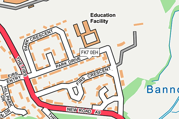 FK7 0EH map - OS OpenMap – Local (Ordnance Survey)