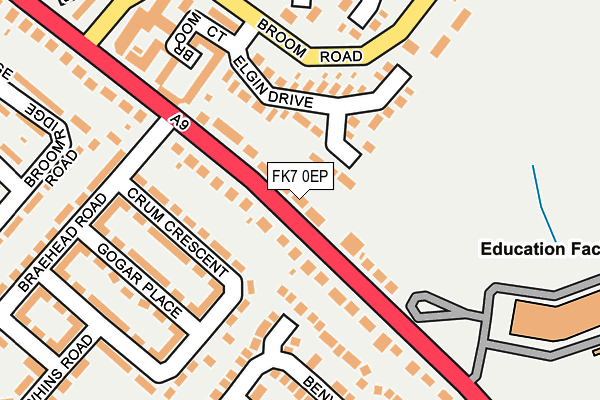 FK7 0EP map - OS OpenMap – Local (Ordnance Survey) FK7 0EP map - OS OpenMap – Local (Ordnance Survey)