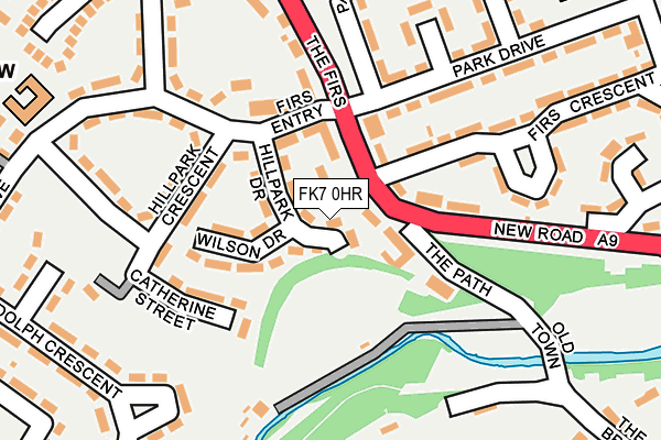 FK7 0HR map - OS OpenMap – Local (Ordnance Survey) FK7 0HR map - OS OpenMap – Local (Ordnance Survey)