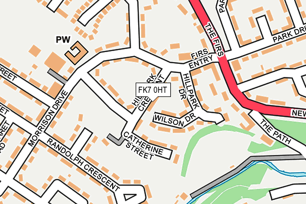 FK7 0HT map - OS OpenMap – Local (Ordnance Survey) FK7 0HT map - OS OpenMap – Local (Ordnance Survey)