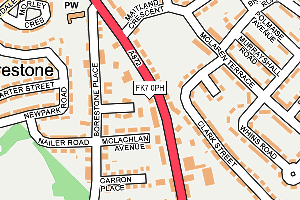 FK7 0PH map - OS OpenMap – Local (Ordnance Survey) FK7 0PH map - OS OpenMap – Local (Ordnance Survey)
