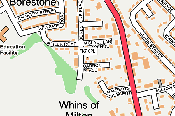 FK7 0PL map - OS OpenMap – Local (Ordnance Survey) FK7 0PL map - OS OpenMap – Local (Ordnance Survey)