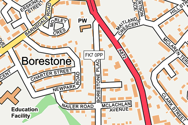 FK7 0PP map - OS OpenMap – Local (Ordnance Survey) FK7 0PP map - OS OpenMap – Local (Ordnance Survey)