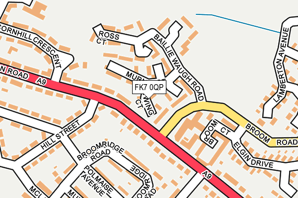 FK7 0QP map - OS OpenMap – Local (Ordnance Survey) FK7 0QP map - OS OpenMap – Local (Ordnance Survey)