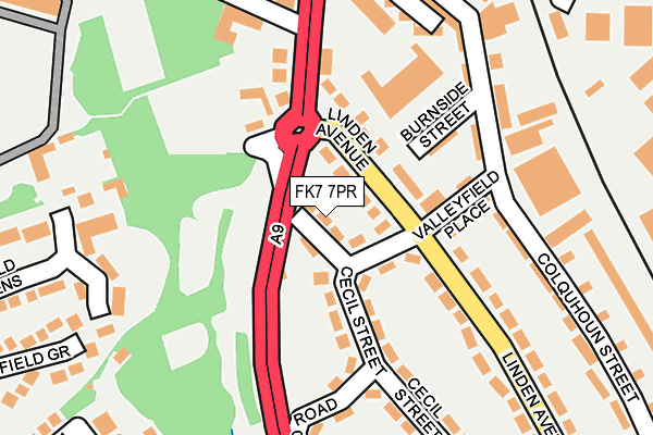 FK7 7PR map - OS OpenMap – Local (Ordnance Survey) FK7 7PR map - OS OpenMap – Local (Ordnance Survey)