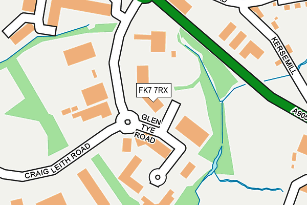 FK7 7RX map - OS OpenMap – Local (Ordnance Survey) FK7 7RX map - OS OpenMap – Local (Ordnance Survey)