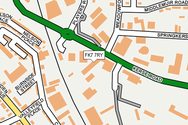 FK7 7RY map - OS OpenMap – Local (Ordnance Survey) FK7 7RY map - OS OpenMap – Local (Ordnance Survey)
