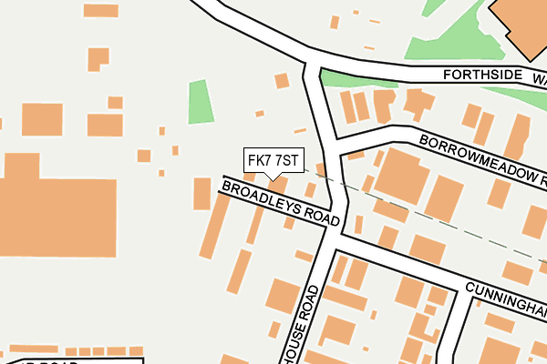 FK7 7ST map - OS OpenMap – Local (Ordnance Survey) FK7 7ST map - OS OpenMap – Local (Ordnance Survey)