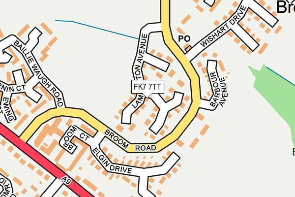 FK7 7TT map - OS OpenMap – Local (Ordnance Survey) FK7 7TT map - OS OpenMap – Local (Ordnance Survey)