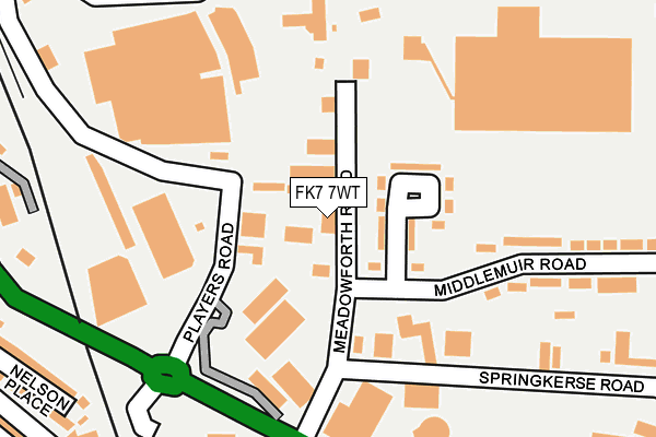 FK7 7WT map - OS OpenMap – Local (Ordnance Survey) FK7 7WT map - OS OpenMap – Local (Ordnance Survey)