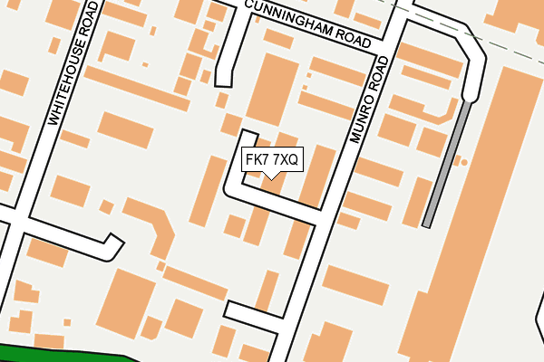 FK7 7XQ map - OS OpenMap – Local (Ordnance Survey) FK7 7XQ map - OS OpenMap – Local (Ordnance Survey)