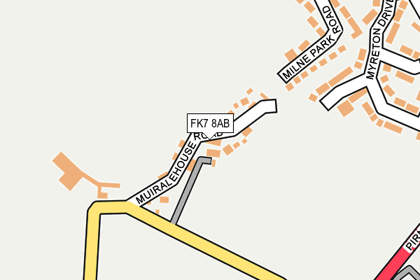 FK7 8AB map - OS OpenMap – Local (Ordnance Survey) FK7 8AB map - OS OpenMap – Local (Ordnance Survey)