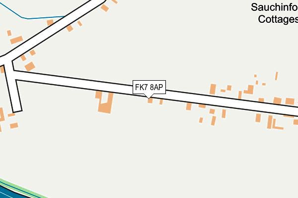 FK7 8AP map - OS OpenMap – Local (Ordnance Survey) FK7 8AP map - OS OpenMap – Local (Ordnance Survey)